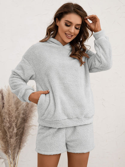 Cloud Nine Hoodie & Shorts Set - Taydiane