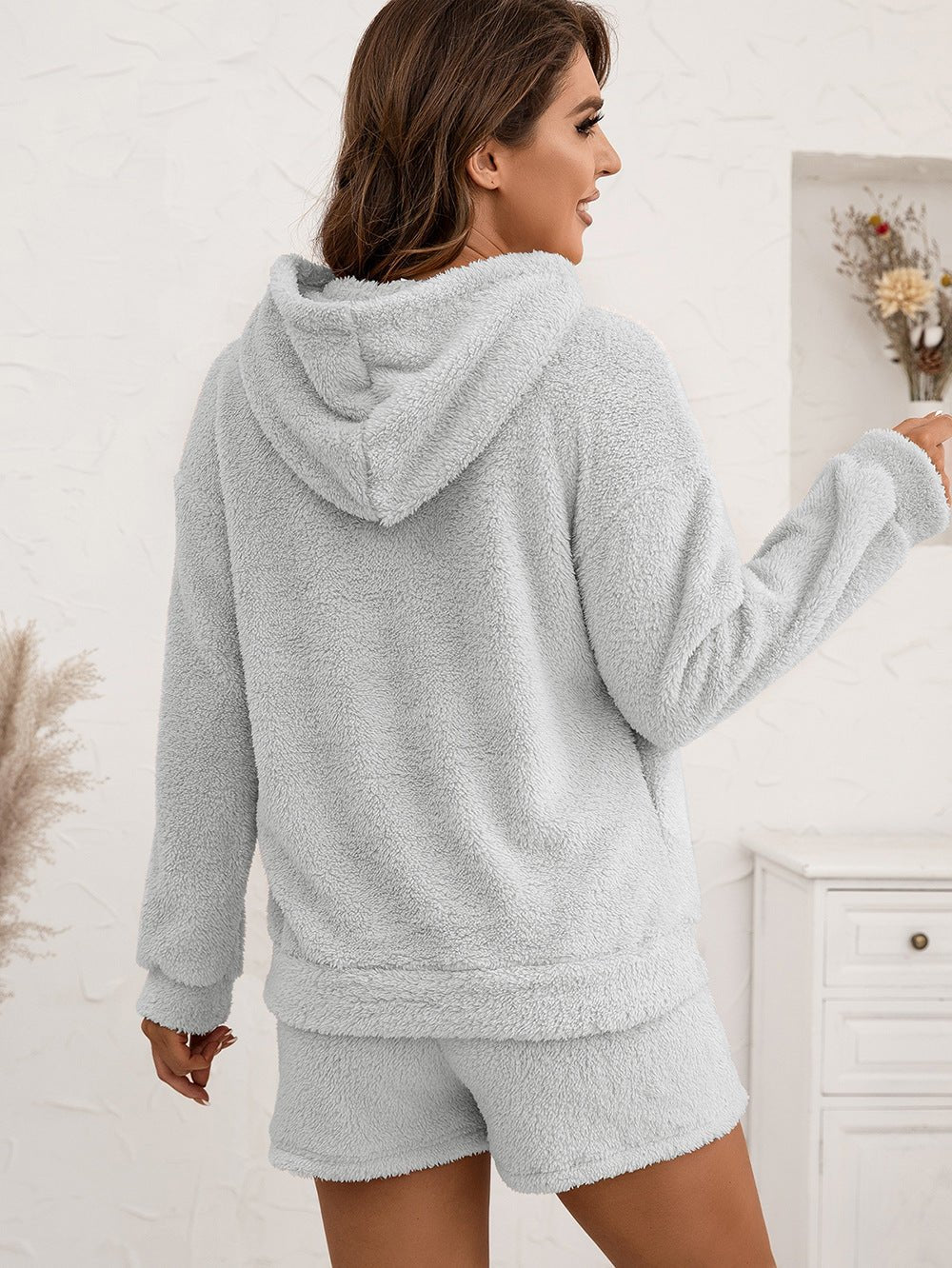 Cloud Nine Hoodie & Shorts Set - Taydiane