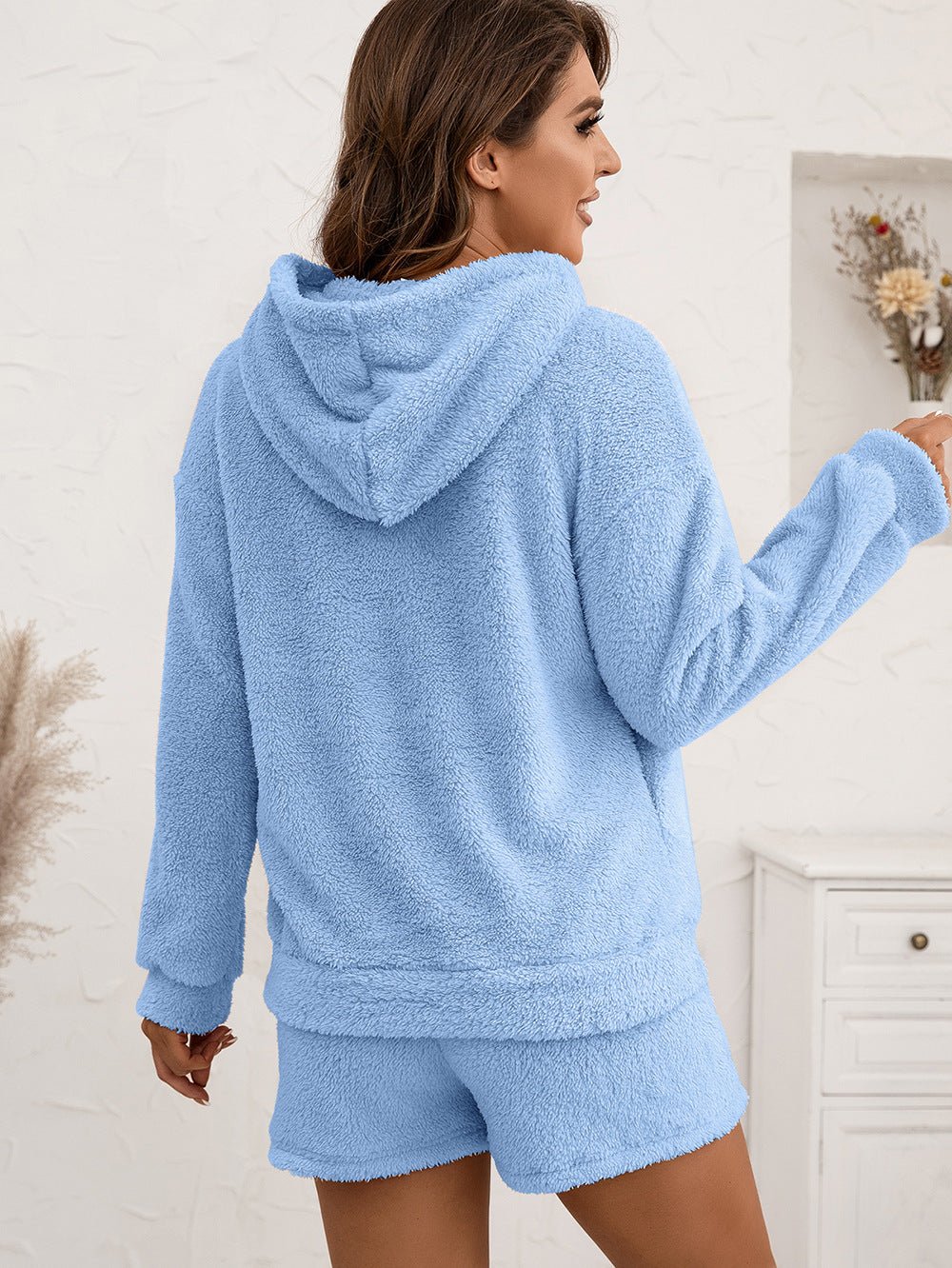 Cloud Nine Hoodie & Shorts Set - Taydiane