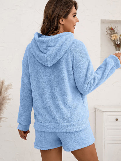 Cloud Nine Hoodie & Shorts Set - Taydiane