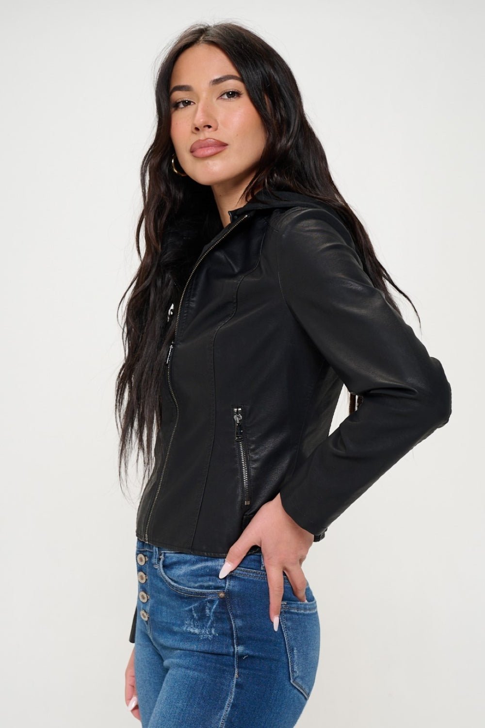 Coalition LA Zip Up Hooded Jacket - TayDiane