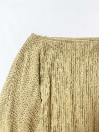Coastal Muse Draped Skirt Set - Taydiane