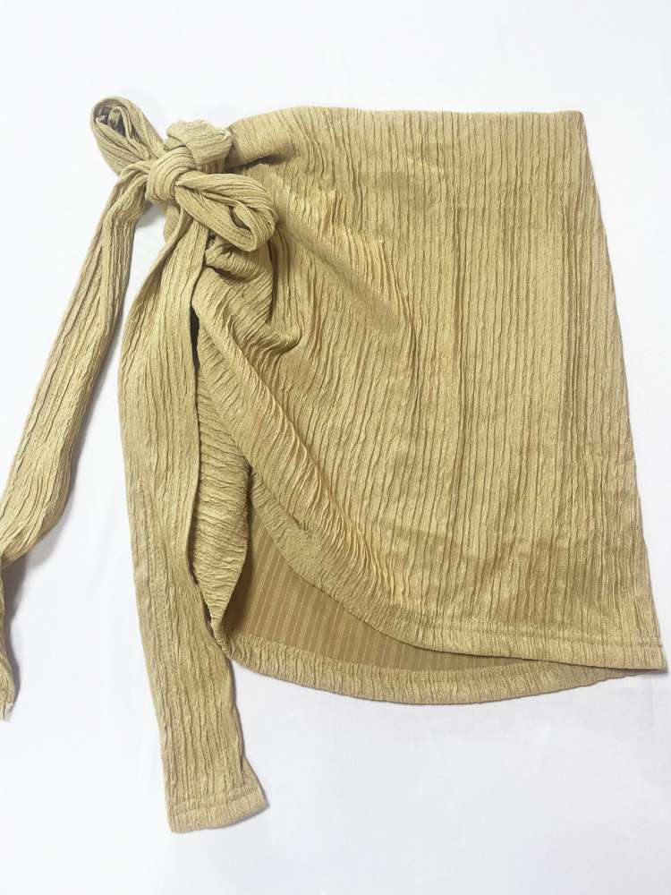 Coastal Muse Draped Skirt Set - Taydiane