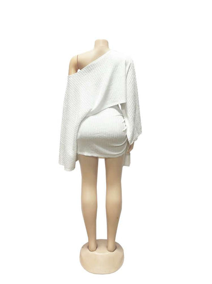 Coastal Muse Draped Skirt Set - Taydiane