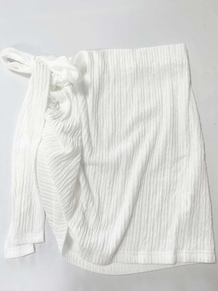 Coastal Muse Draped Skirt Set - Taydiane