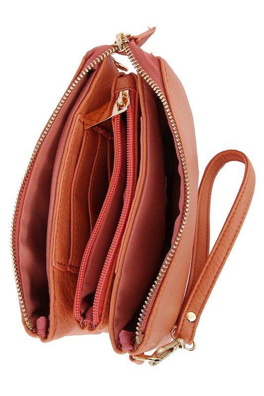 Convertible Clutch Crossbody Bag Wristlet - TayDiane