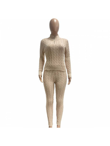 Cozy Chic Knitted Sweater Set - TayDiane