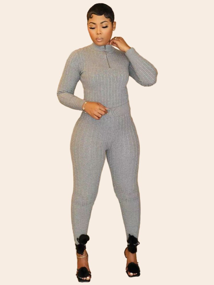 Cozy Chic Knitted Sweater Set - TayDiane