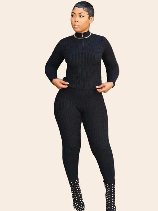 Cozy Chic Knitted Sweater Set - TayDiane