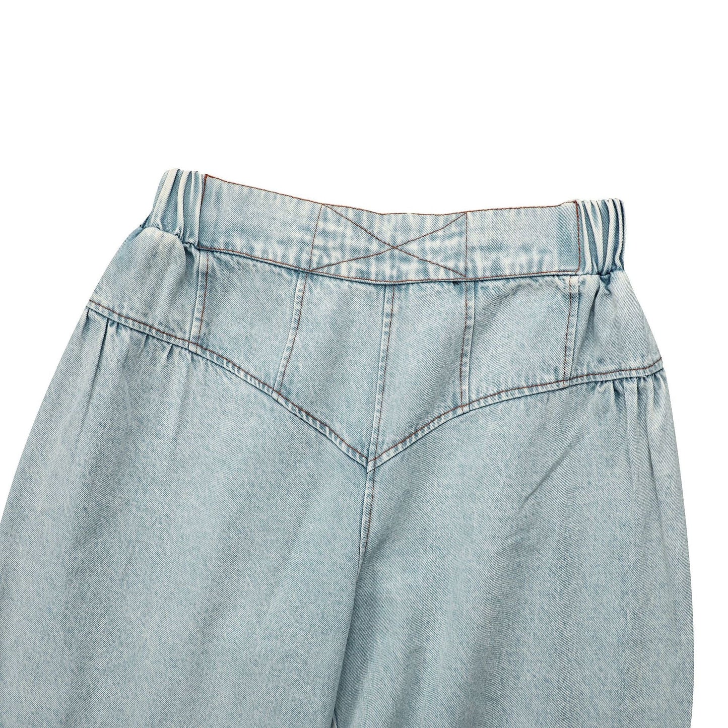 Crop Top and Pants Denim Set - TayDiane
