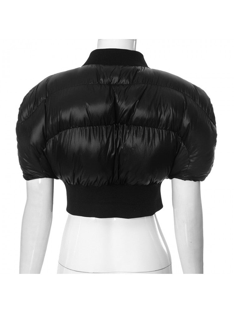 Cropped Luxe Puffer Jacket - TayDiane