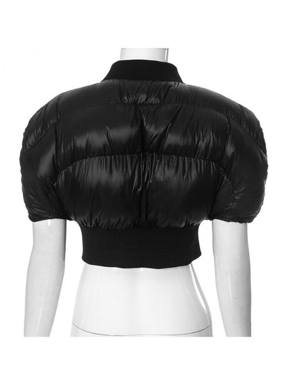 Cropped Luxe Puffer Jacket - TayDiane