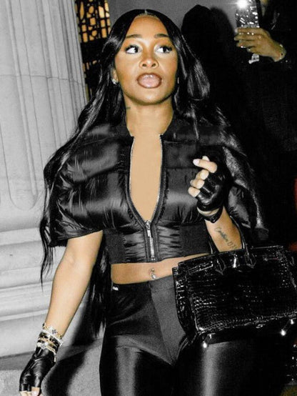 Cropped Luxe Puffer Jacket - TayDiane