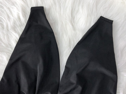 Curvy Sexy Deep V - Neck Plunge One - Piece Swimsuit - TayDiane