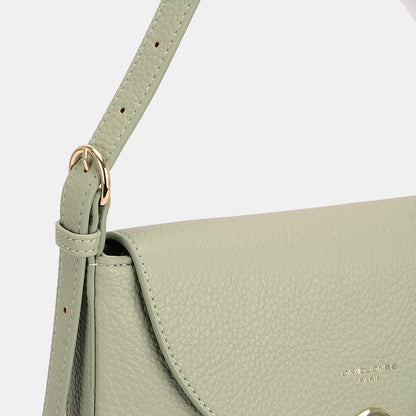 David Jones Metal Buckle Shoulder Bag - TayDiane