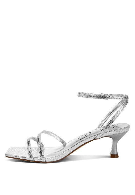 Deacon Faux Leather Strappy Sandals - TayDiane