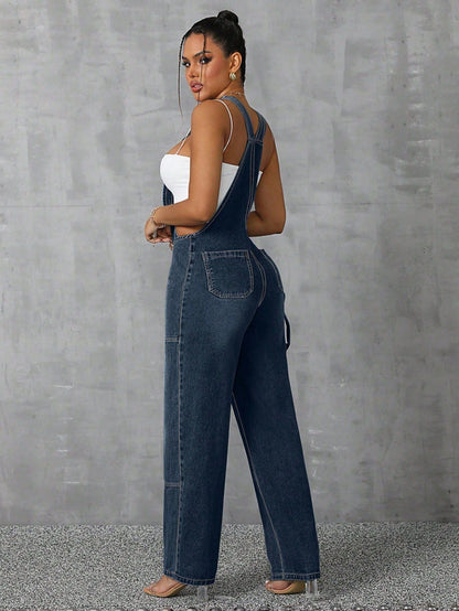 Denim Wide Leg Jumper - TayDiane