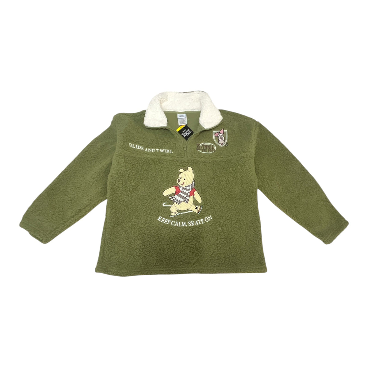 Disney Mickey Mouse, Winnie the Pooh & Snoopy Sherpa Pullovers - Taydiane
