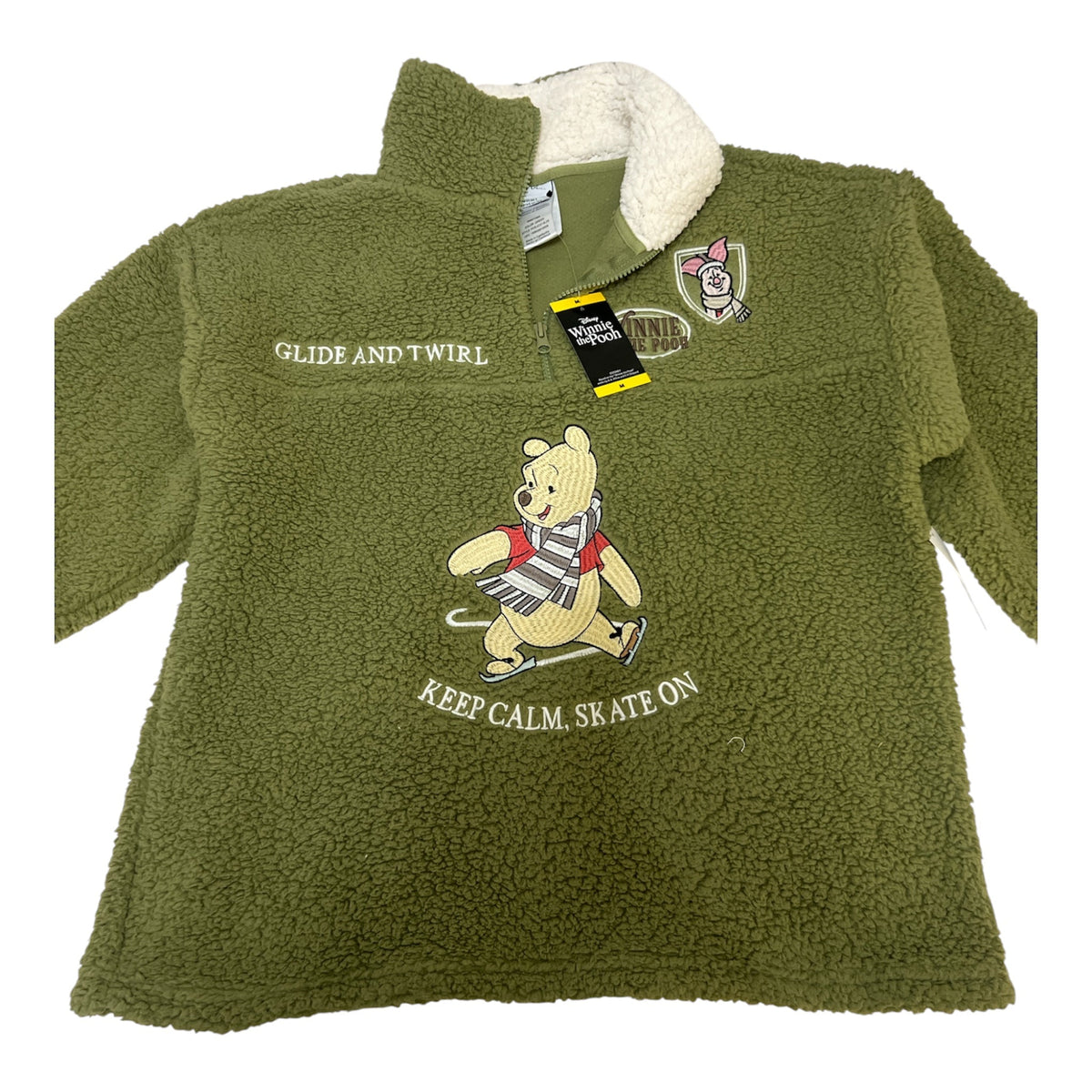 Disney Mickey Mouse, Winnie the Pooh & Snoopy Sherpa Pullovers - Taydiane