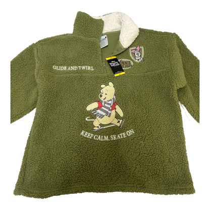 Disney Mickey Mouse, Winnie the Pooh & Snoopy Sherpa Pullovers - Taydiane