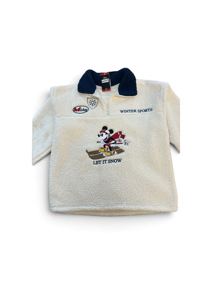 Disney Mickey Mouse, Winnie the Pooh & Snoopy Sherpa Pullovers - Taydiane