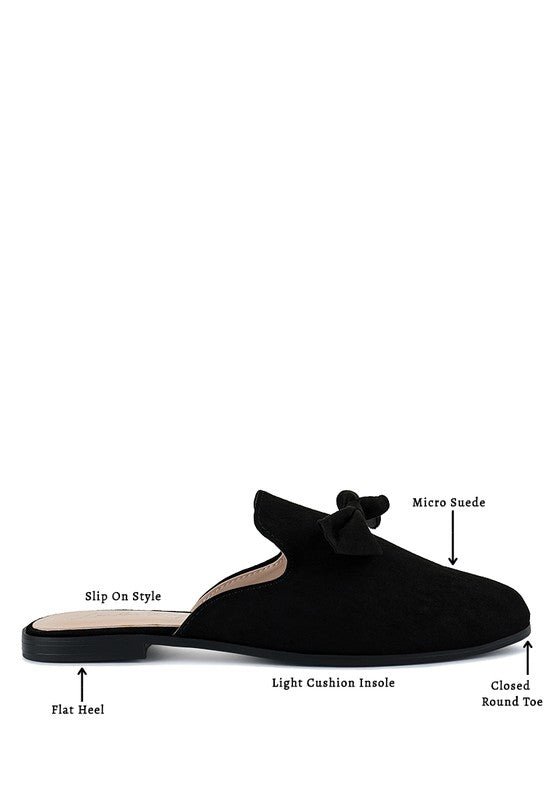 DOBOS CASUAL WALKING BOW MULES - TayDiane