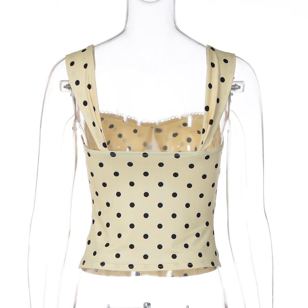 Dottie Darling Polka-Dot Cami Top - Taydiane