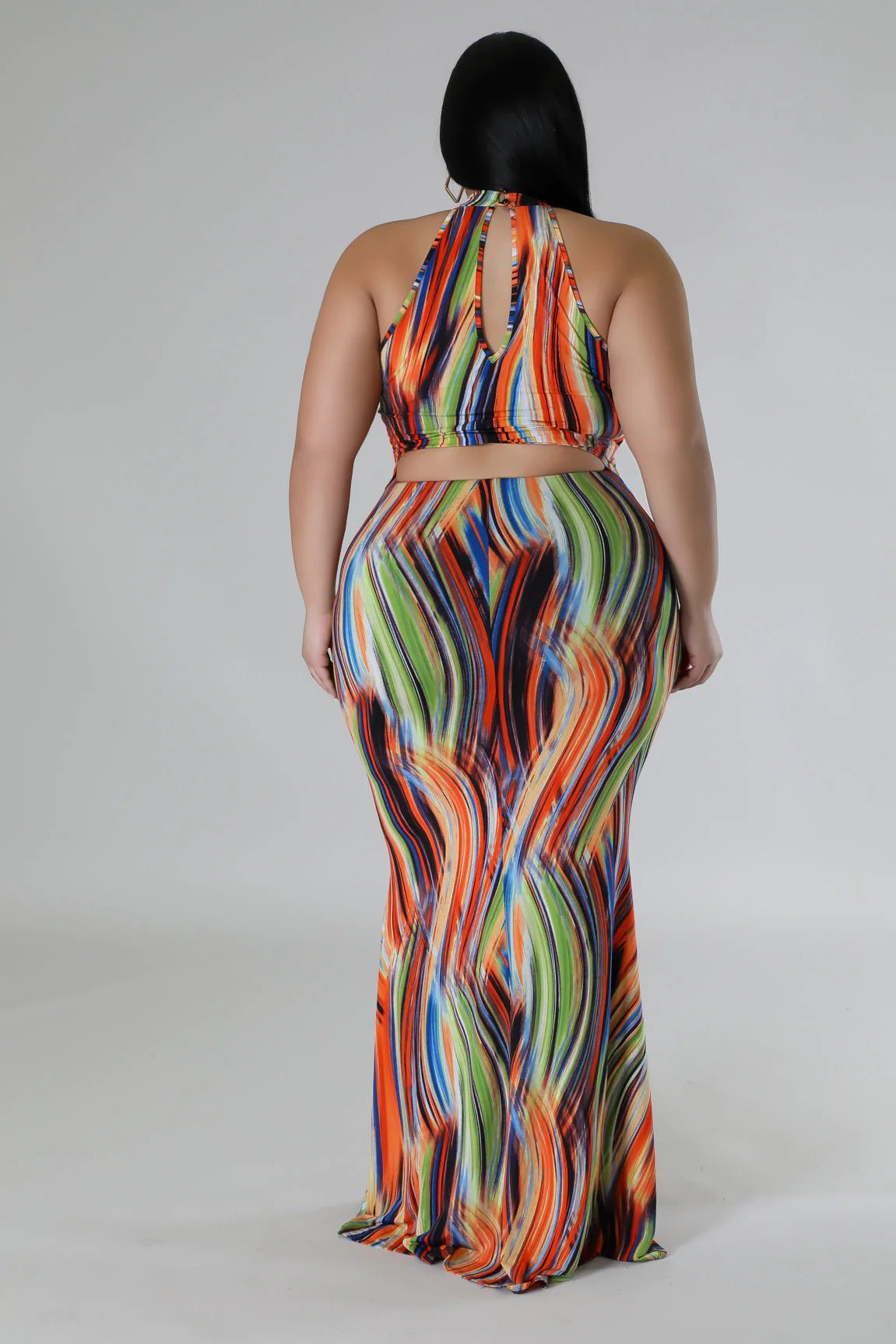 Double Sided Vest High Waist Dress - TayDiane