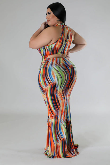 Double Sided Vest High Waist Dress - TayDiane