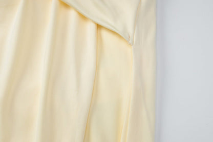 Elegant Backless Halter Maxi Dress - Taydiane