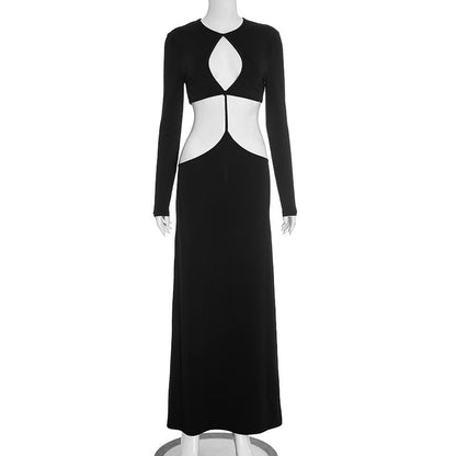 Elegant Backout Maxi Dress - Taydiane