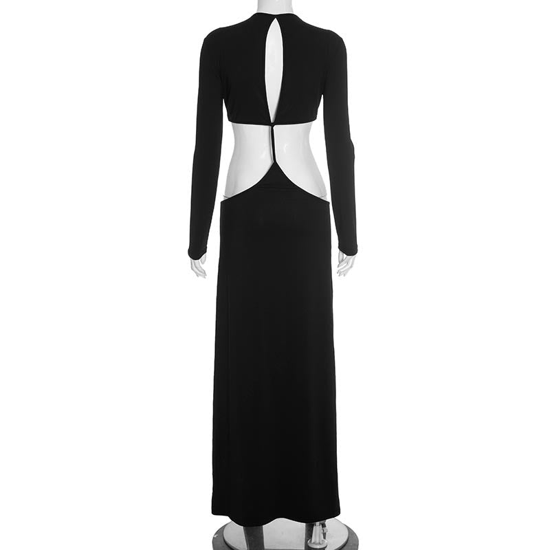 Elegant Backout Maxi Dress - Taydiane