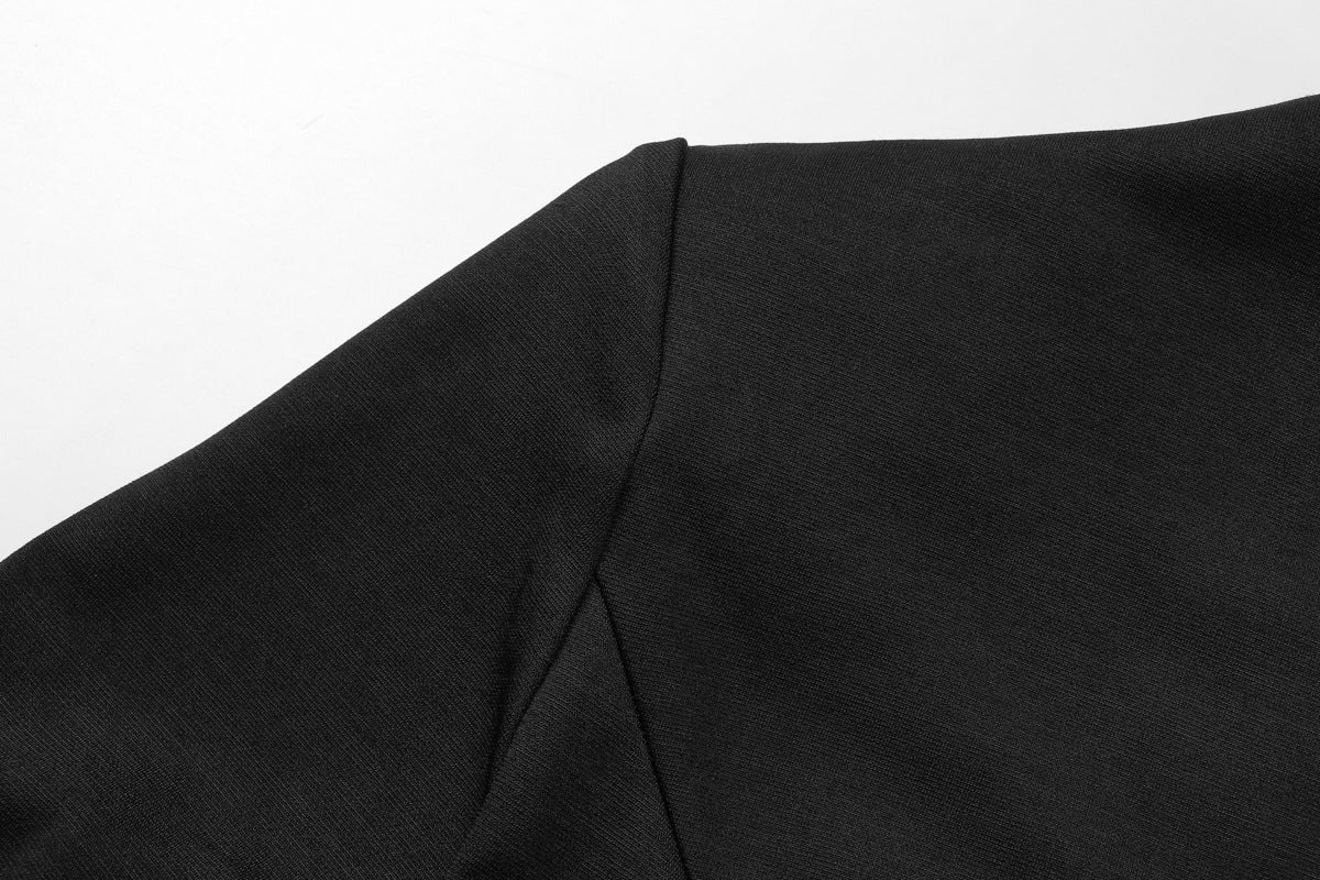 Elegant Button Front A - Line Blazer Mini Dress - Taydiane