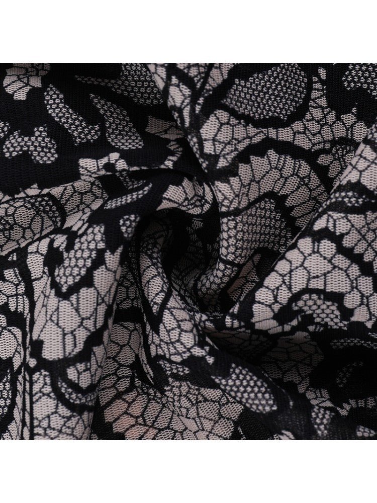 Elegant Lace Long - Sleeve Blouse - TayDiane