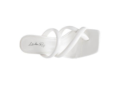 ERISED Clear Heel Toe Ring Slides - TayDiane