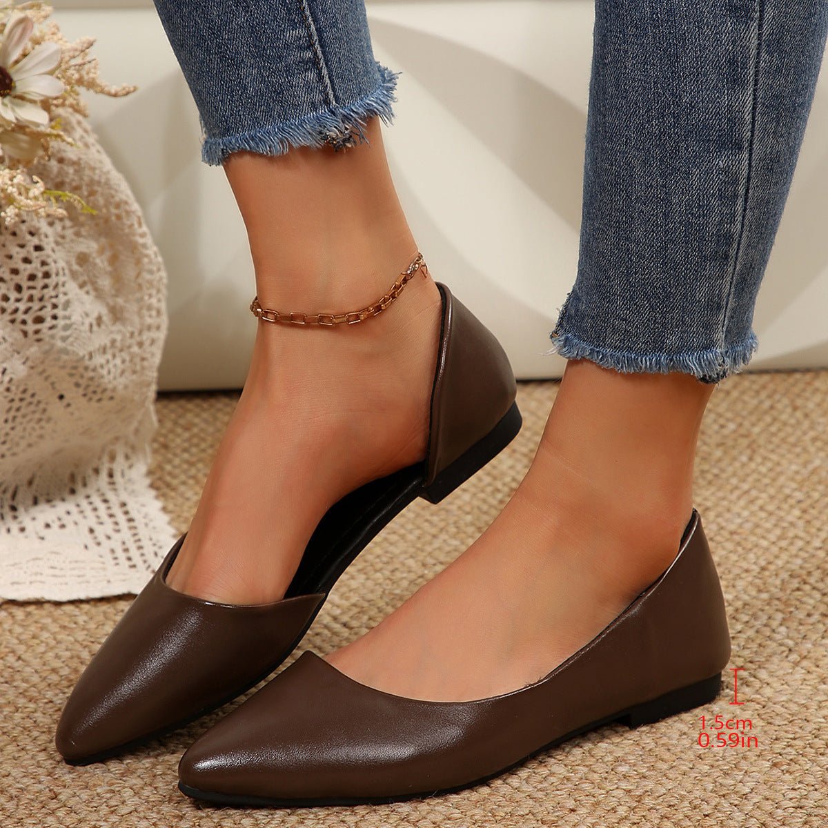 Everyday Chic Pointed Toe Flats - TayDiane