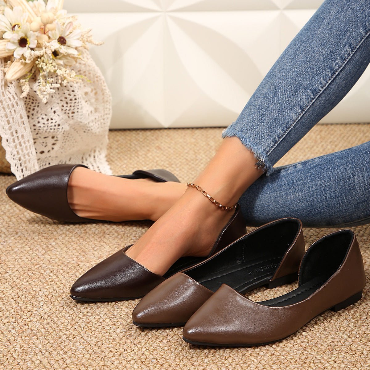 Everyday Chic Pointed Toe Flats - TayDiane