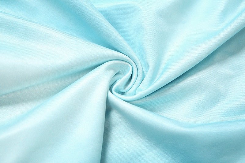 Fashionable Women Clothing Halter Swing Collar Hollow Out Cutout Shell Metal Buckle Solid Color Sexy Top - TayDiane