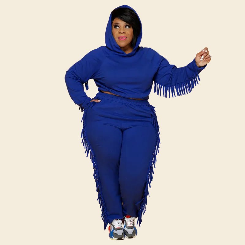 Fringe Benefits Two-Piece Set - Taydiane