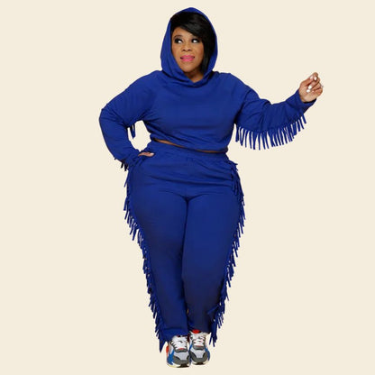 Fringe Benefits Two-Piece Set - Taydiane