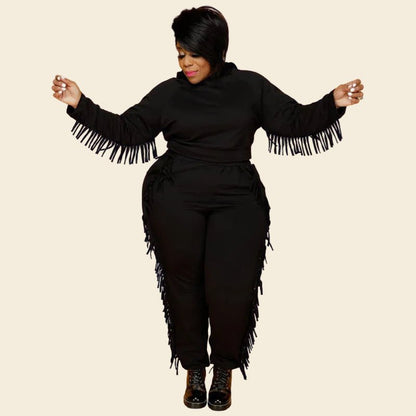 Fringe Benefits Two-Piece Set - Taydiane