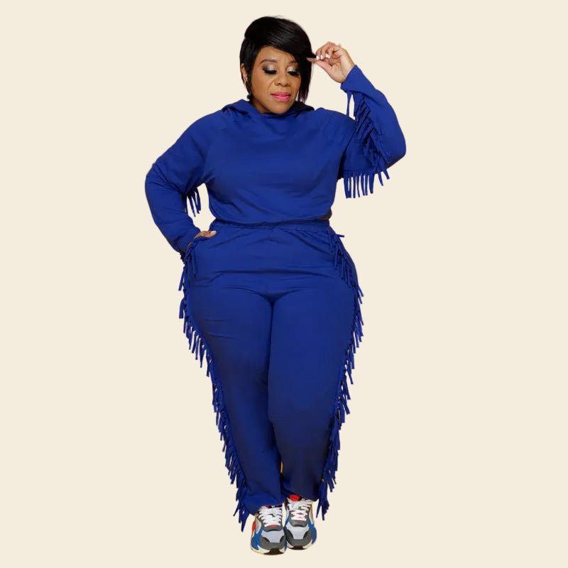 Fringe Benefits Two-Piece Set - Taydiane