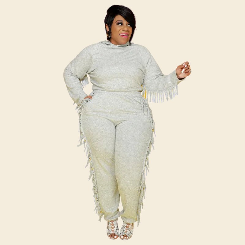 Fringe Benefits Two-Piece Set - Taydiane