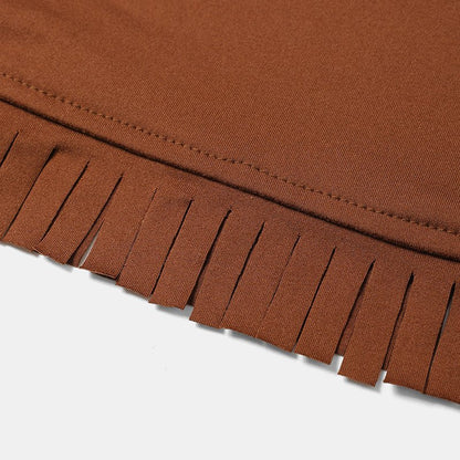 Fringe Fantasy Off - Shoulder Boho Top - TayDiane