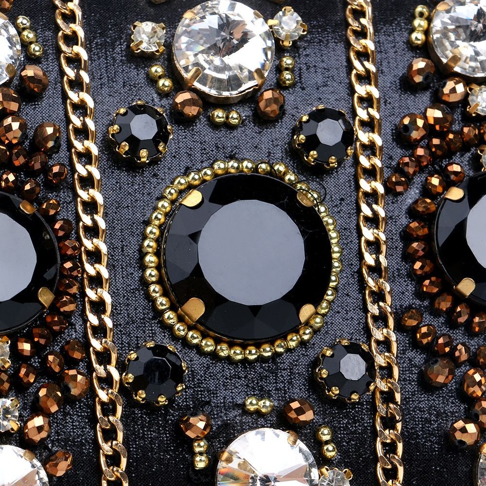 Gilded Gem Statement Box Clutch - TayDiane