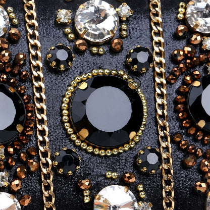 Gilded Gem Statement Box Clutch - TayDiane