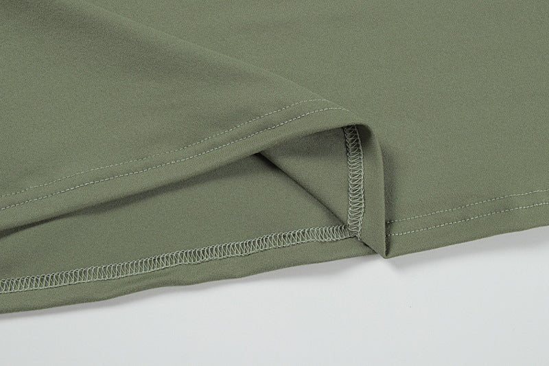 Green Cutout Maxi Dress - Taydiane