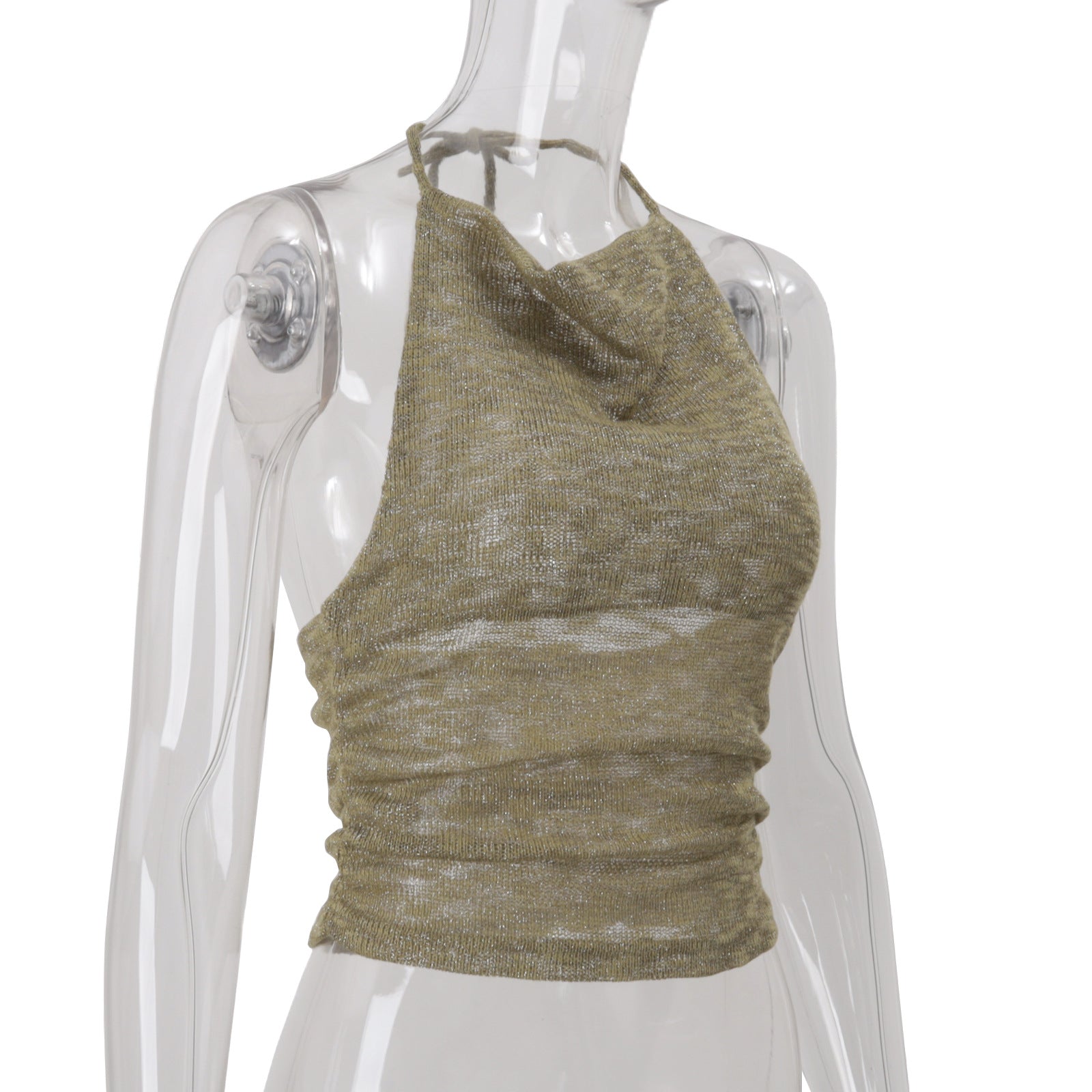 Green Halter Tank Top - TayDiane