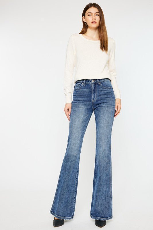 High Rise Flare Jeans - TayDiane