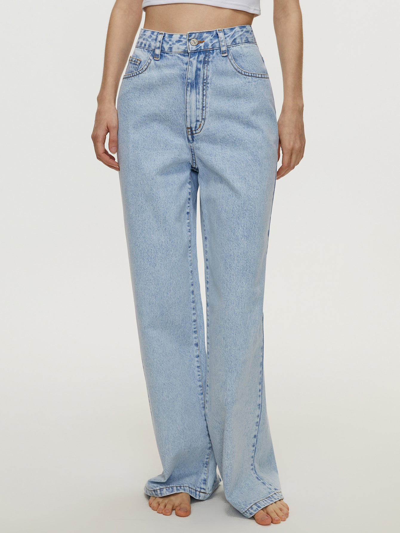 High - Rise Wide Leg Jeans - TayDiane